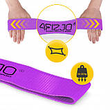 Резинка для фітнесу та спорту із тканини 4FIZJO Flex Band 16-22 кг Violet (P-5907739311696), фото 8