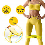 Резинка для фітнесу та спорту із тканини 4FIZJO Flex Band 23-29 кг Yellow (P-5907739311702), фото 6