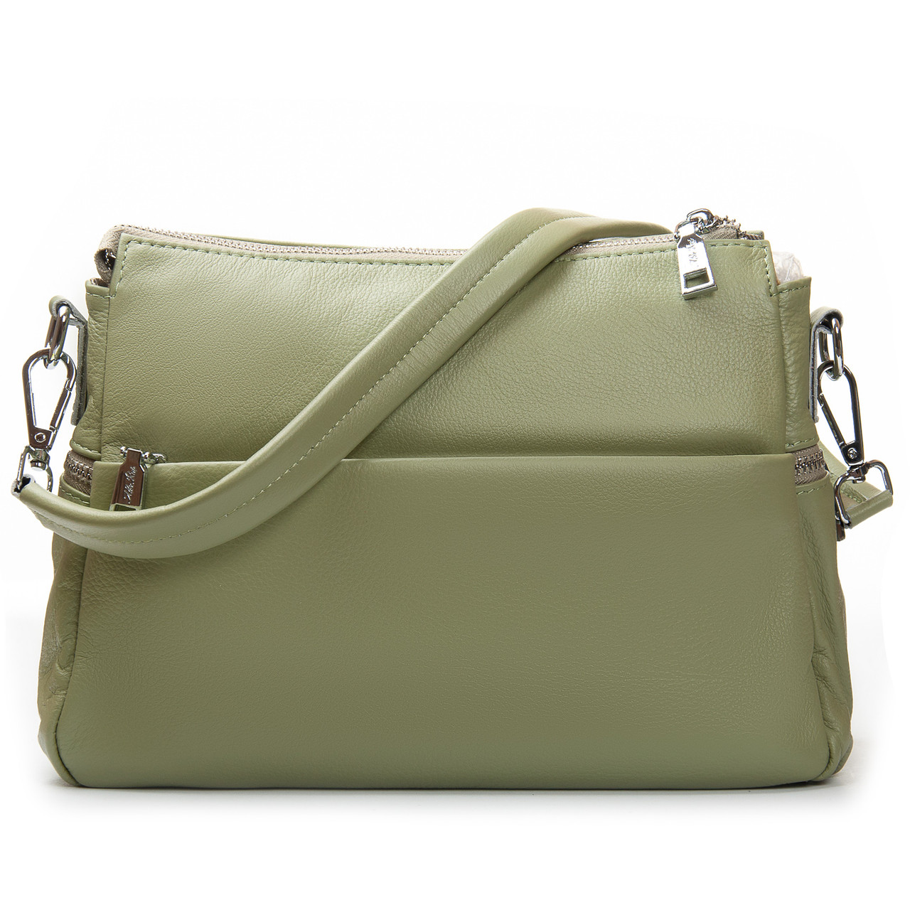 PODIUM Сумка Жіноча Класична шкіра ALEX RAI 2048-9 olive Розпада