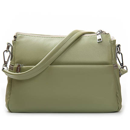 PODIUM Сумка Жіноча Класична шкіра ALEX RAI 2048-9 olive Розпада, фото 1