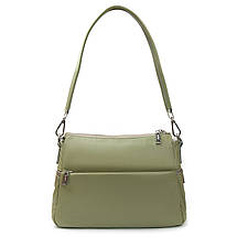 PODIUM Сумка Жіноча Класична шкіра ALEX RAI 2048-9 olive Розпада, фото 2