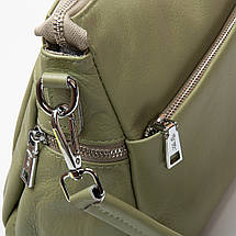 PODIUM Сумка Жіноча Класична шкіра ALEX RAI 2048-9 olive Розпада, фото 5