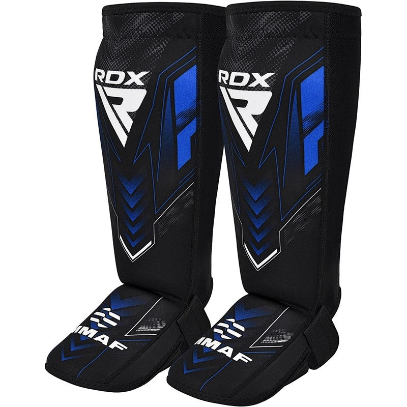 Захист для гомілок та стоп RDX NEOPRENE SHIN INSTEP IMMAF-1-BLUE-XL