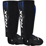 Захист для гомілок та стоп RDX NEOPRENE SHIN INSTEP IMMAF-1-BLUE-XL, фото 4