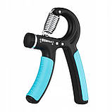 Еспандер кистьовий 4FIZJO 10-40 кг з регульованим навантаженням Black/Blue (P-5907739313331), фото 5
