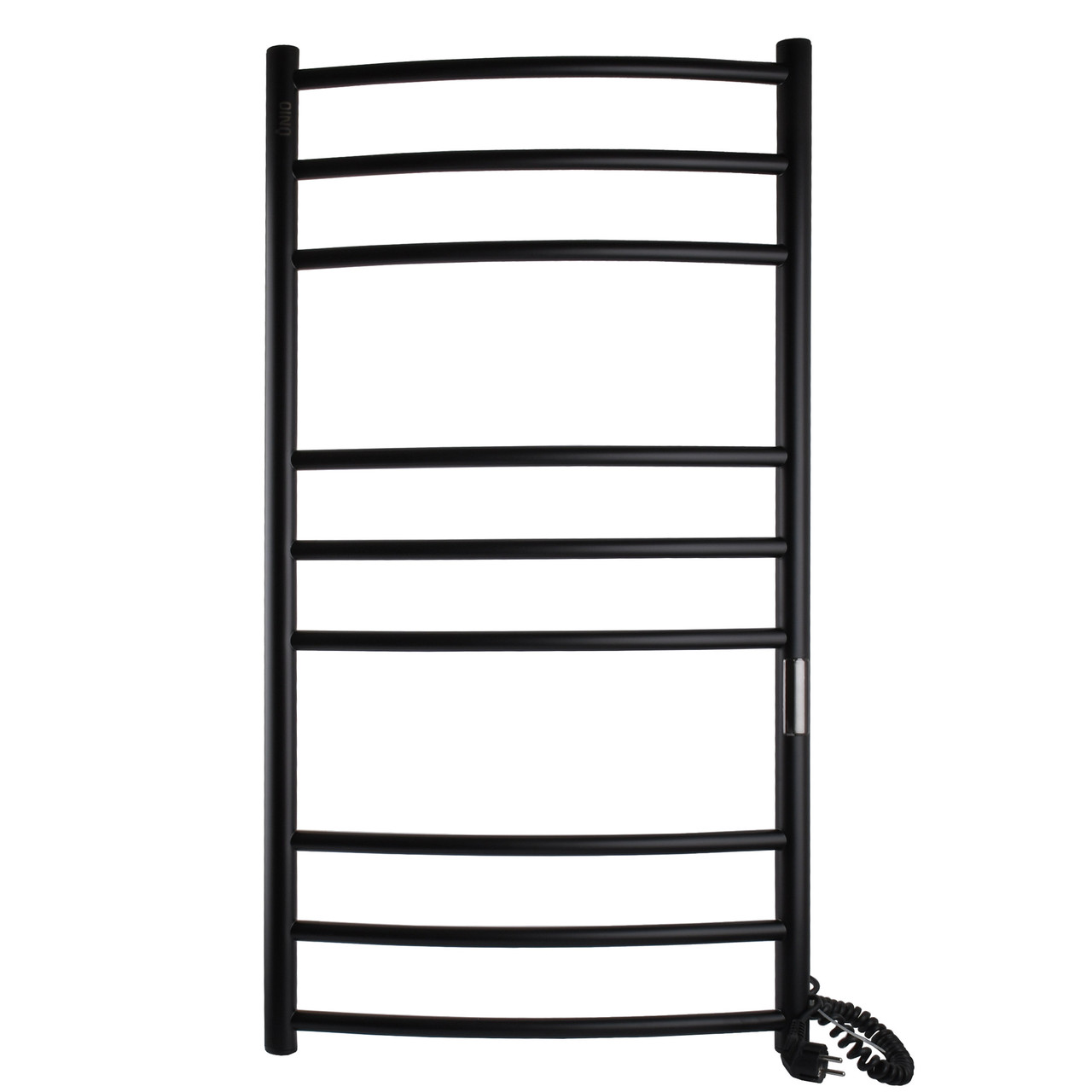 Рушникосушарка UNIO LDE ЕU 1000-500-9 BLK Драбинка Дуга Еліт електро чорна Зроби це - Vdalo