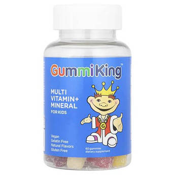 Gummi King Multi Vitamin + Mineral For Kids 60 жувальних цукерок