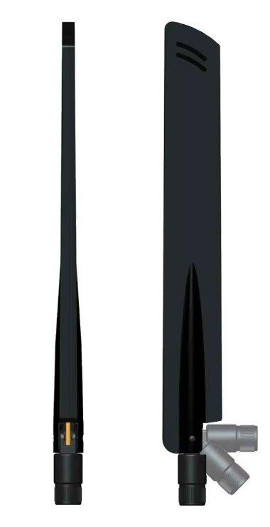 Антена 2085-2535/4550-6300MHz 6dBi, до 30W, всеспрямована дводіапазонна, SMA-male