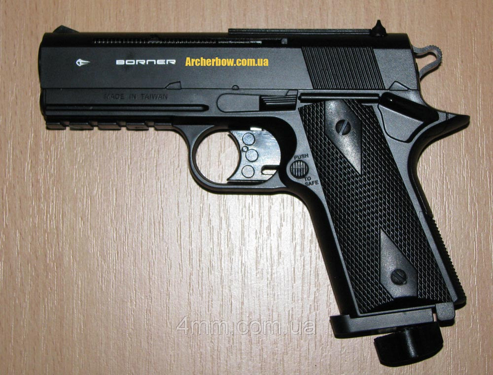 Пневматичний пістолет Borner WC 401 (Colt Defender), фото 1