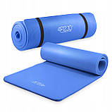 Килимок (мат) спортивний 4FIZJO NBR 180 x 60 x 1 см для йоги та фітнесу Navy Blue (P-5907739316974), фото 7