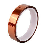 Каптон термостійкий скотч стрічка 30м x 30мм для 3D-принтера, фото 3