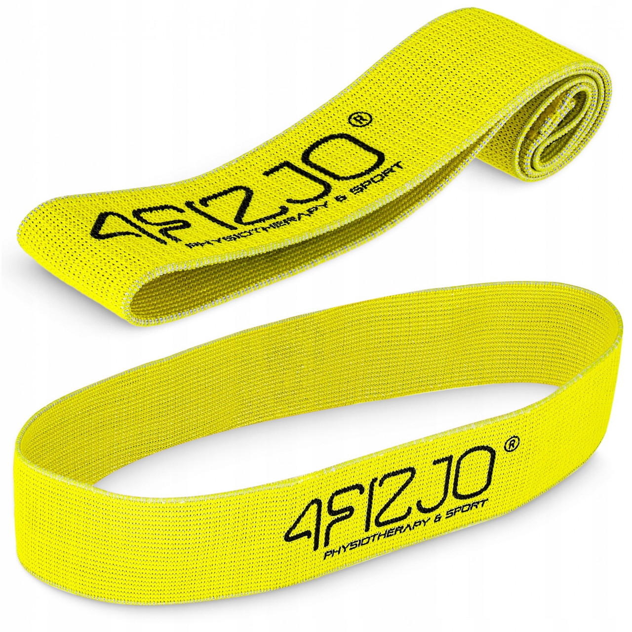 Резинка для фітнесу та спорту із тканини 4FIZJO Flex Band 23-29 кг Yellow (P-5907739311702)