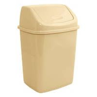Популярний! Контейнер для сміття Алеана Кремовий 5 л (алн 122061/крем) - Краща якість тільки на Nukleon.com.ua