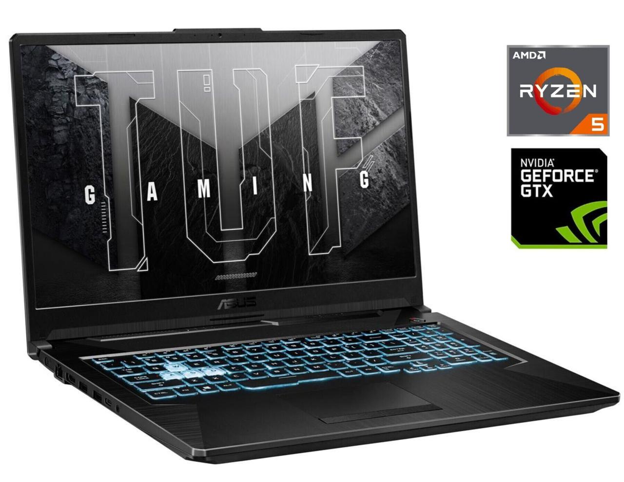 Ігровий ноутбук Asus Tuf Gaming FA706IH/ 17.3" 1920x1080/ Ryzen 5 4600H/ 8GB RAM/ 512GB SSD NVMe/ GTX 1650 4GB
