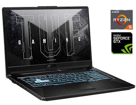 Ігровий ноутбук Asus Tuf Gaming FA706IH/ 17.3" 1920x1080/ Ryzen 5 4600H/ 8GB RAM/ 512GB SSD NVMe/ GTX 1650 4GB, фото 1