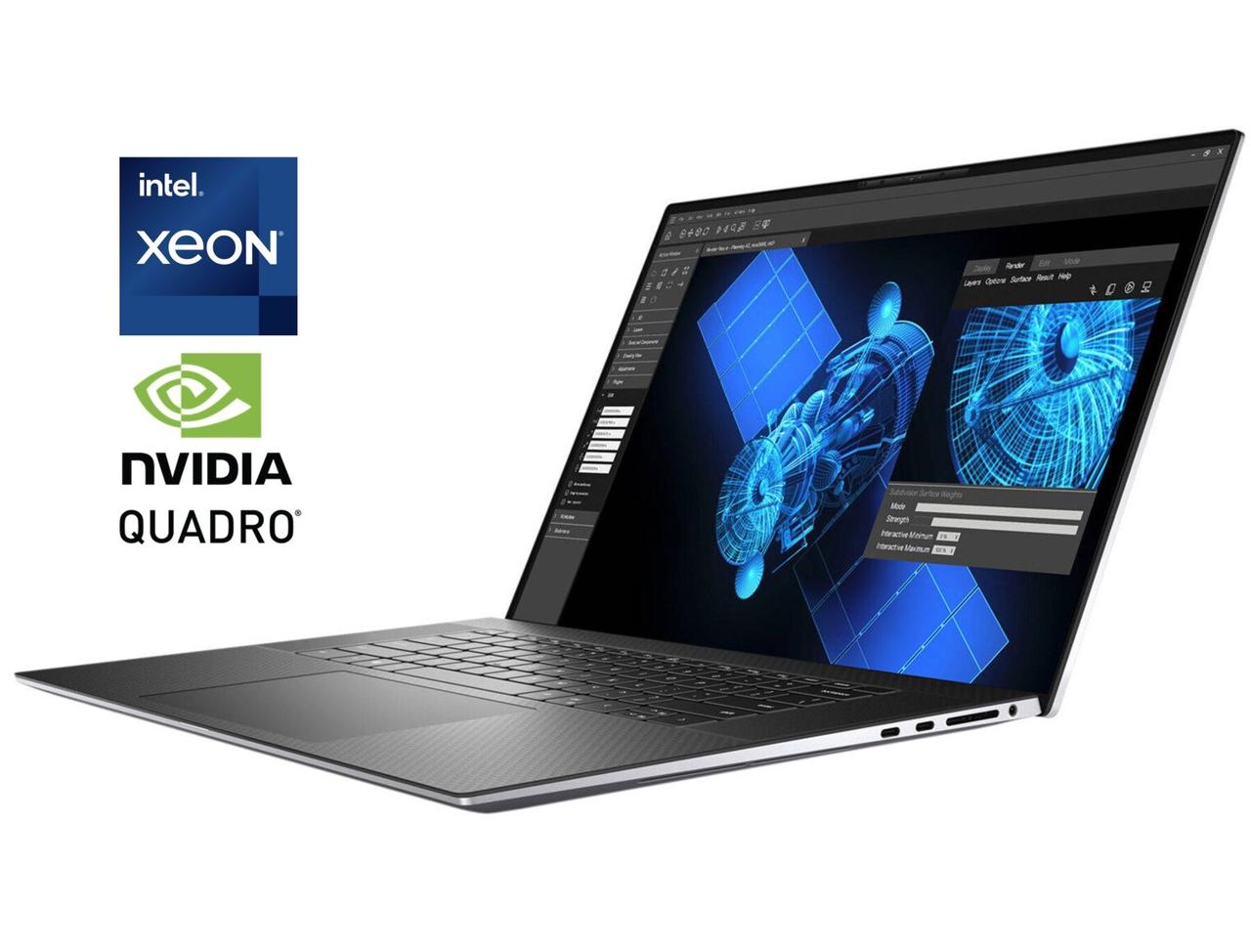 Ноутбук Б-клас Dell Precision 5750/ 17.3" 3840x2400 Touch/ Xeon W-10885M/ 16GB RAM/ 512GB SSD/ Quadro RTX 3000 6GB