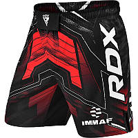 Шорті для MMA RDX MSS-IMF схвалені IMMAF Red 2XL