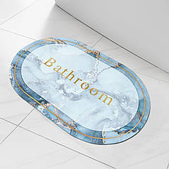 Вологопоглинаючий килимок мармур "Bathroom" 38*58CM*3MM (D) SW-00001569