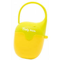 Популярний! Контейнер для пустушок Baby Team Салатовый с желтым (3301_Салатовий з жовтим) - Краща якість тільки на Nukleon.com.ua