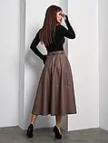 Спідниці ISSA PLUS 14162A S коричневий, фото 3