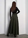 Спідниці ISSA PLUS 14837 S хакі, фото 3