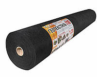 Геотекстиль черный 110 г/м² 1.2*50 м для сада дорожек дренажа строительства и ландшафта рулонный нетканый мате