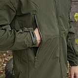 Куртка Тактична Soft Shell оливкова на флісі Gman, фото 9