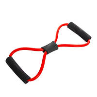 Популярний! Еспандер X-TREME вісімка 38 см червоний (117256) - Краща якість тільки на Nukleon.com.ua