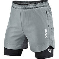 Шорті MMA RDX T16 GREY/BLACK-S