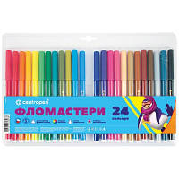 Популярний! Фломастери Centropen 7550/24 COLOUR WORLD, 24 colors (7550/24 ТП) - Краща якість тільки на Nukleon.com.ua