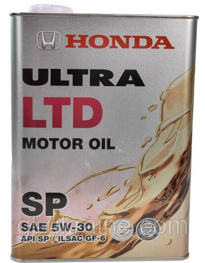 Моторна олива Honda Ultra LTD API SP/GF-6 5W-30, 4л (08228-99974)