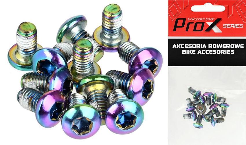 Комплект гвинтів Prox M5x10мм 12 шт. для ротора, rainbow (C-UH-T-0087)