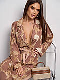 Костюм жіночий коричневий, фото 4
