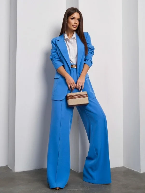 Костюми ISSA PLUS 15051 S блакитний, фото 1