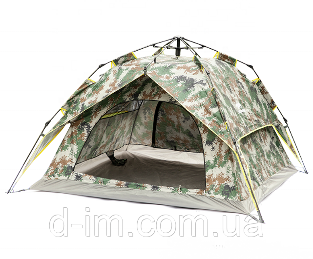 Намет Автомат Camping Tent 2*2м (для 4 осіб) / YB 3007 (Тільки камуфляж) (10шт)