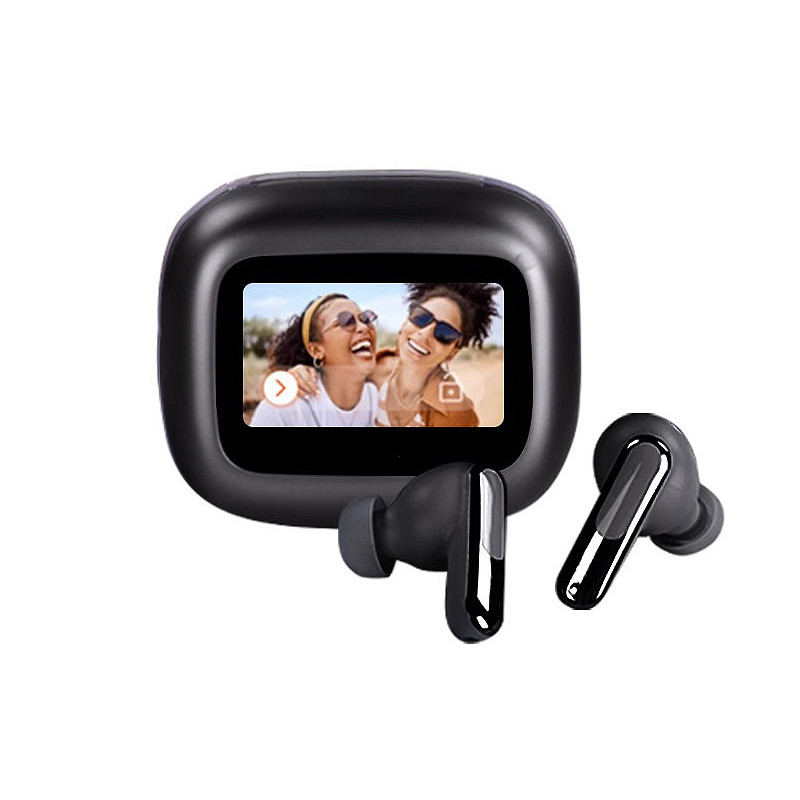 Бездротові сенсорні навушники з V20 TWS Bluetooth 5.3. Чорні