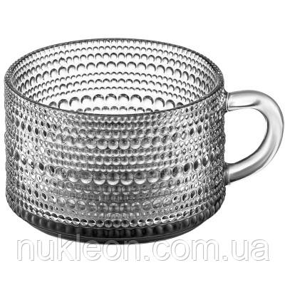 Популярний! Чашка Ardesto Verbena, 10.5см, скло, сірий (AR5030) - Краща якість тільки на Nukleon.com.ua, фото 1