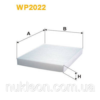 Популярний! Фільтр салону Wixfiltron WP2022 - Краща якість тільки на Nukleon.com.ua, фото 1