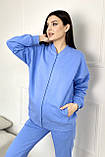 Блакитний спортивний костюм для вагітних та годуючих трикотажний S, фото 5