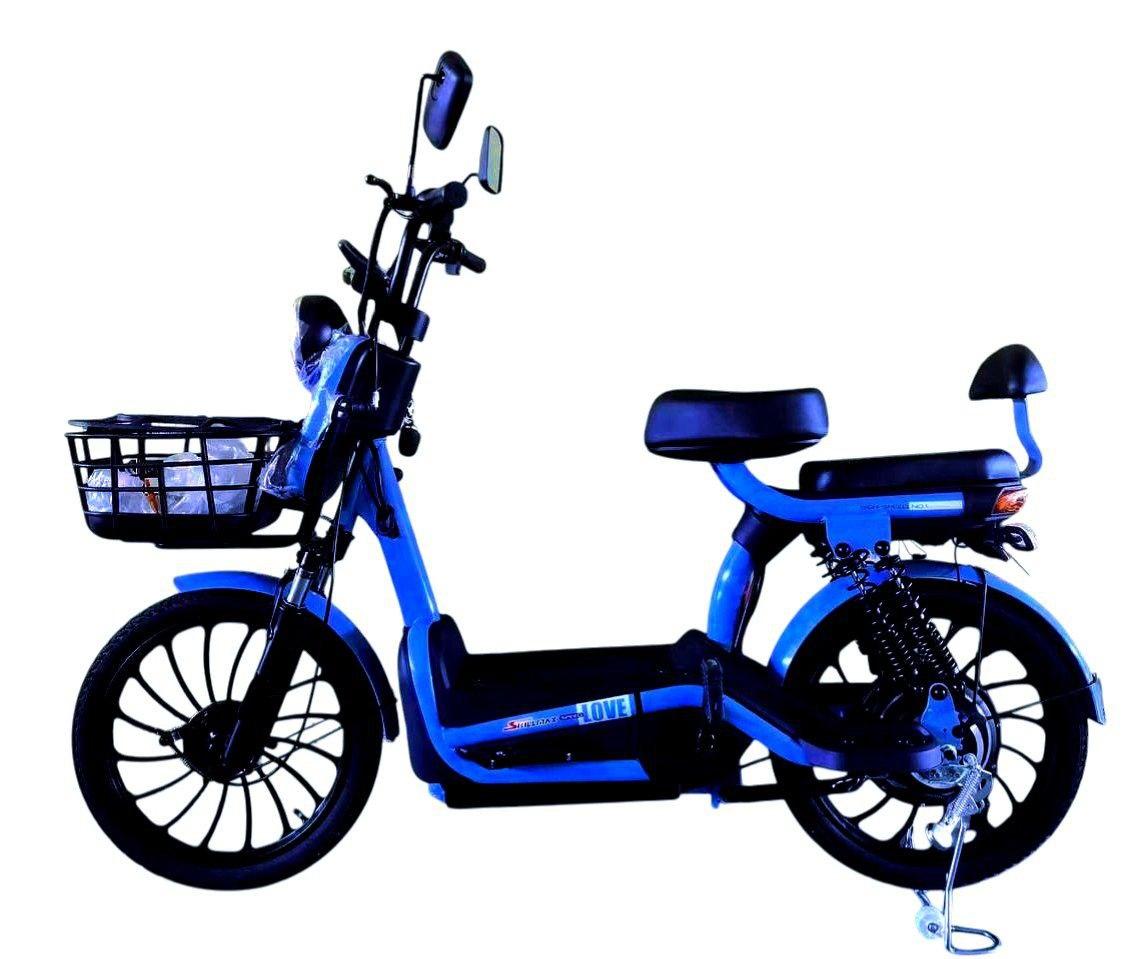 Електричний велосипед Crosser CR3 60V 20Ah (600w) Дискові передні гальма Синій
