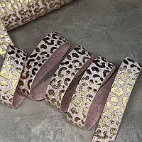 Стрейч-бейка (резинка)- з малюнком, ширина 1,5 см, колір мікс , арт 02409, відрізок 1 метр, Різнокольоровий