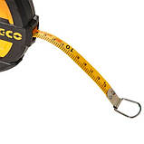 Рулетка 20 м скловолокно 12,5 мм INGCO, фото 3