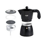 Європейська гейзерна кавоварка Adler AD 4421 із Європи з гарантією, фото 4