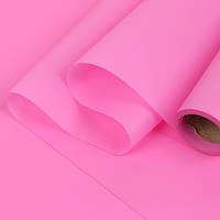 Калька однотонна в рулоні (0,6х8 м) 53 мкм, яскраво-рожева