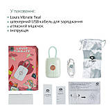 Вакуумний кліторальний стимулятор Otouch Louis Vibrate Teal з віброяйцем, у кейсі - SO9429, фото 6