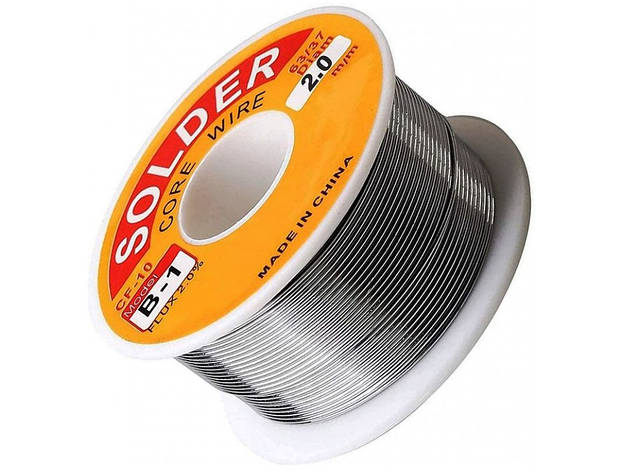 Припій для паяння 60 г 2 мм soldring wire 2 mm 60gr YU227, фото 1