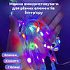 Розумна гірлянда Smart 250 LED довжина 2,5 м з керуванням смартфона прозора, мультиколор 1733044W, фото 5