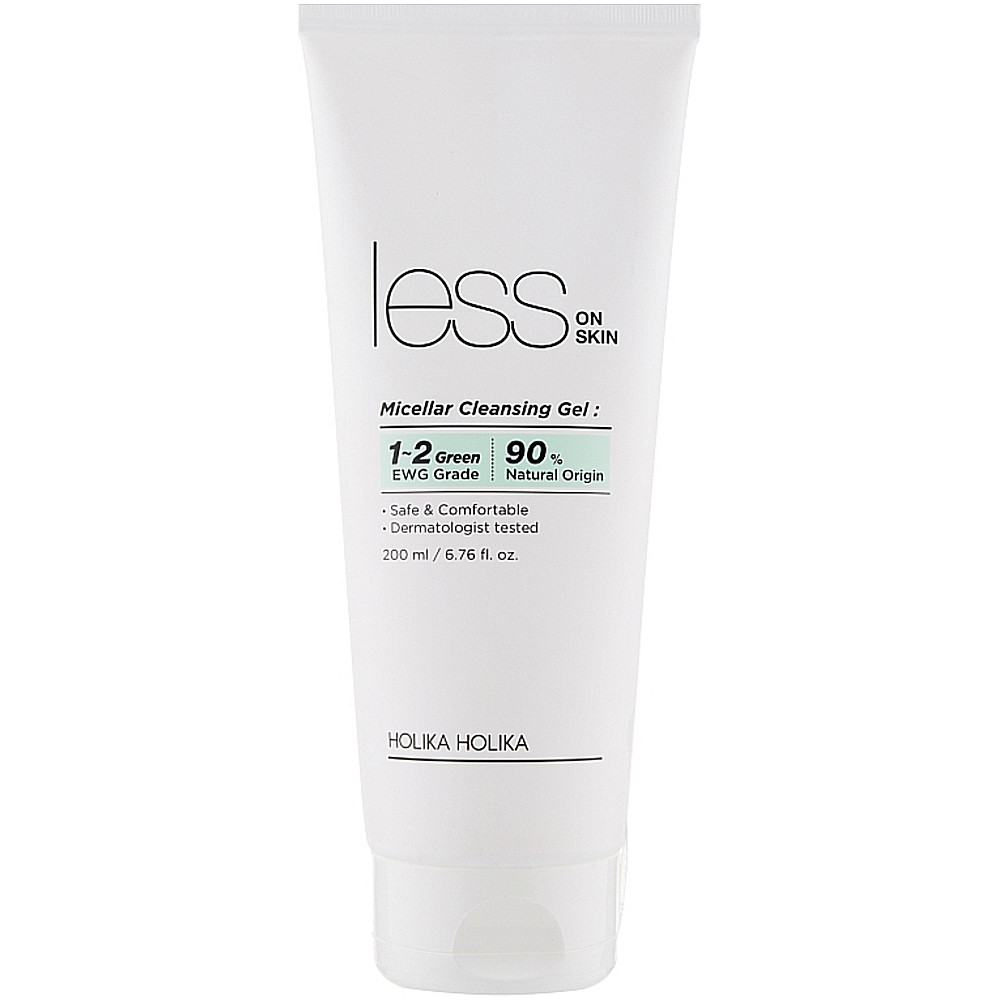Міцелярний очищающий гель для обличчя Holika Holika Less On Skin Micellar Cleansing Gel 200 мл