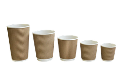 Стакан гофрований Крафт