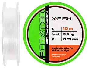 Флюрокарбон X-Fish FCoated 10m 0.23mm 3.9kg